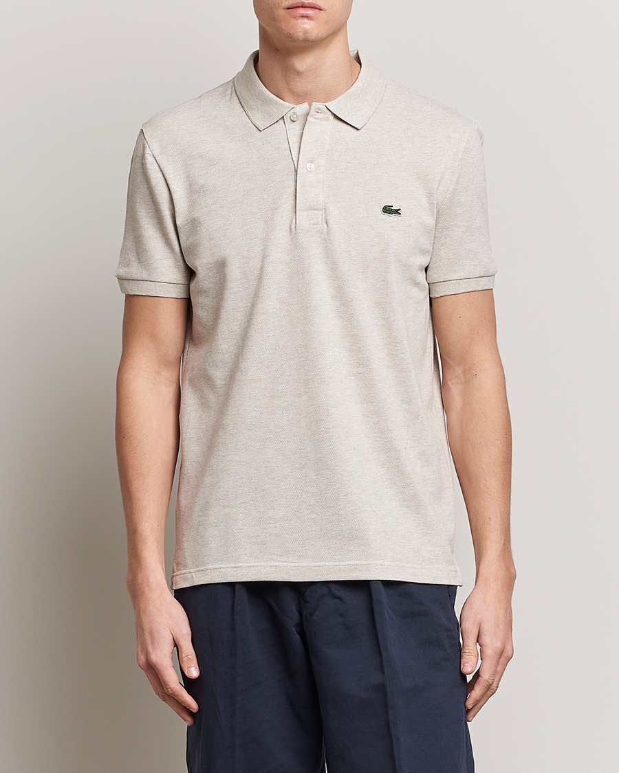 Herr | Kläder | Lacoste | Slim Fit Polo Piké Heather Wicker