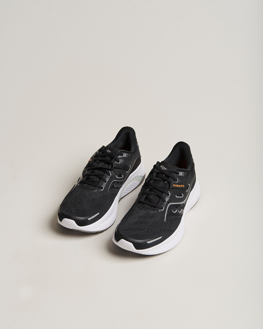 Herren | Schwarze Sneakers | Saucony | Guide 16 Running Sneakers Black/White