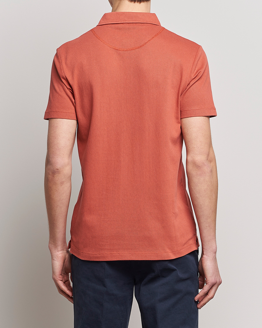 Herren | Poloshirts | Sunspel | Riviera Polo Shirt Burnt Sienna