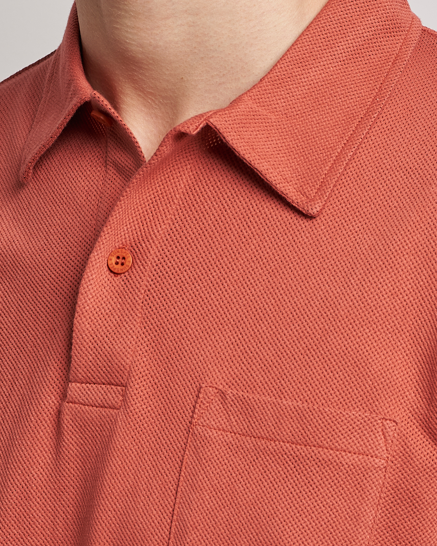 Herren | Poloshirts | Sunspel | Riviera Polo Shirt Burnt Sienna