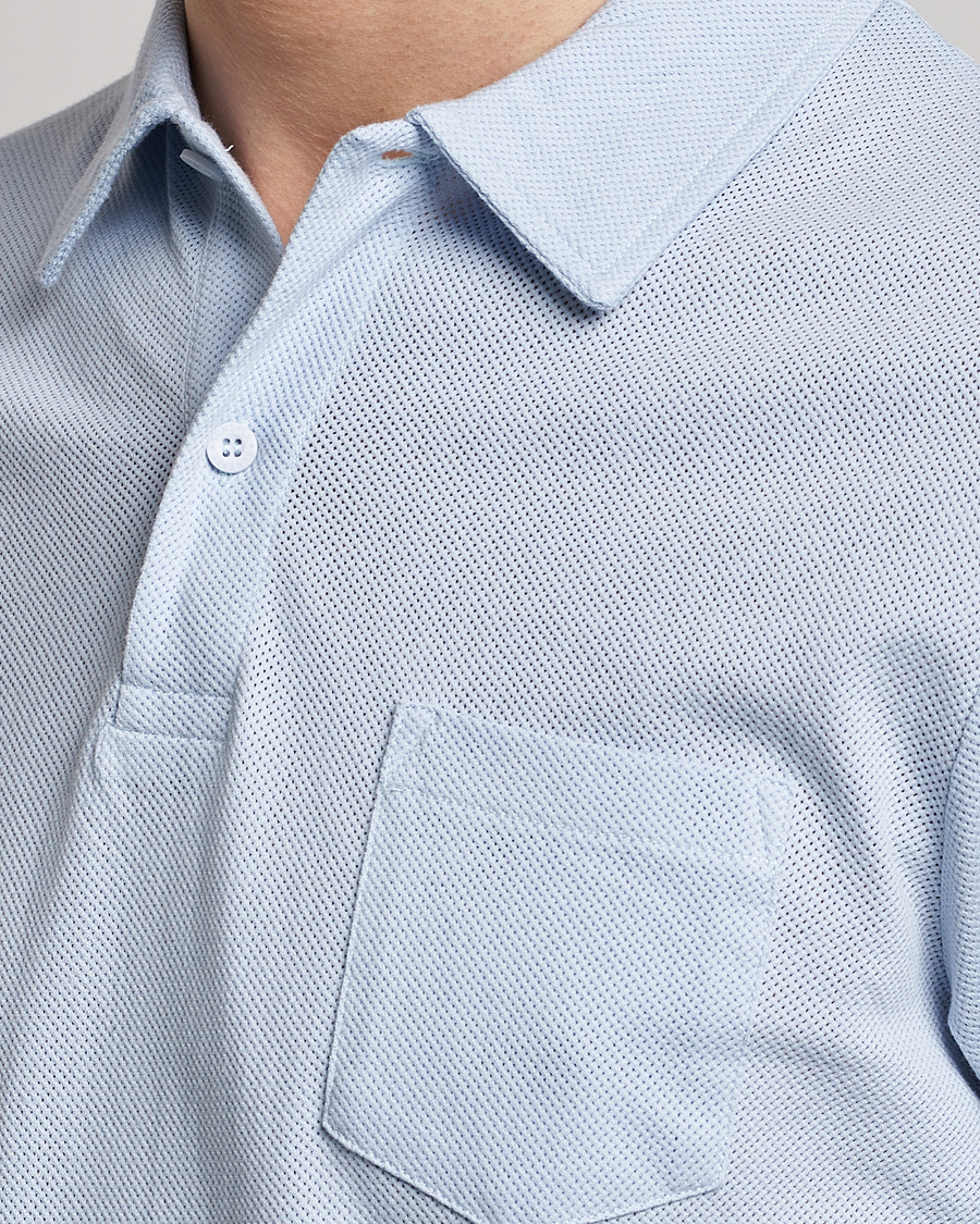 Herren | Poloshirts | Sunspel | Riviera Polo Shirt Pastel Blue