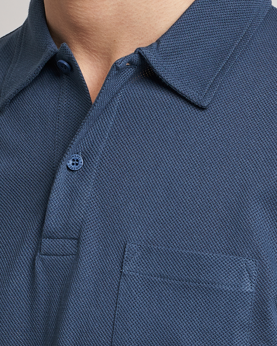Herren | Poloshirts | Sunspel | Riviera Polo Shirt Shale Blue