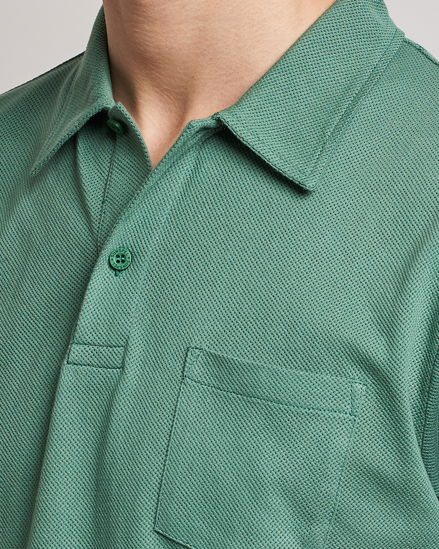 Herren | Poloshirts | Sunspel | Riviera Polo Shirt Thyme