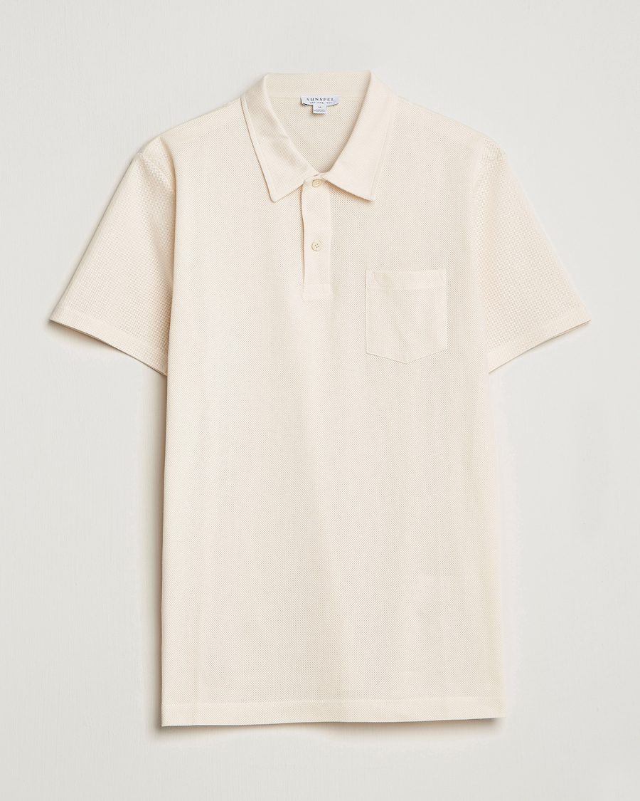 Herren | Poloshirt | Sunspel | Riviera Polo Shirt Undyed