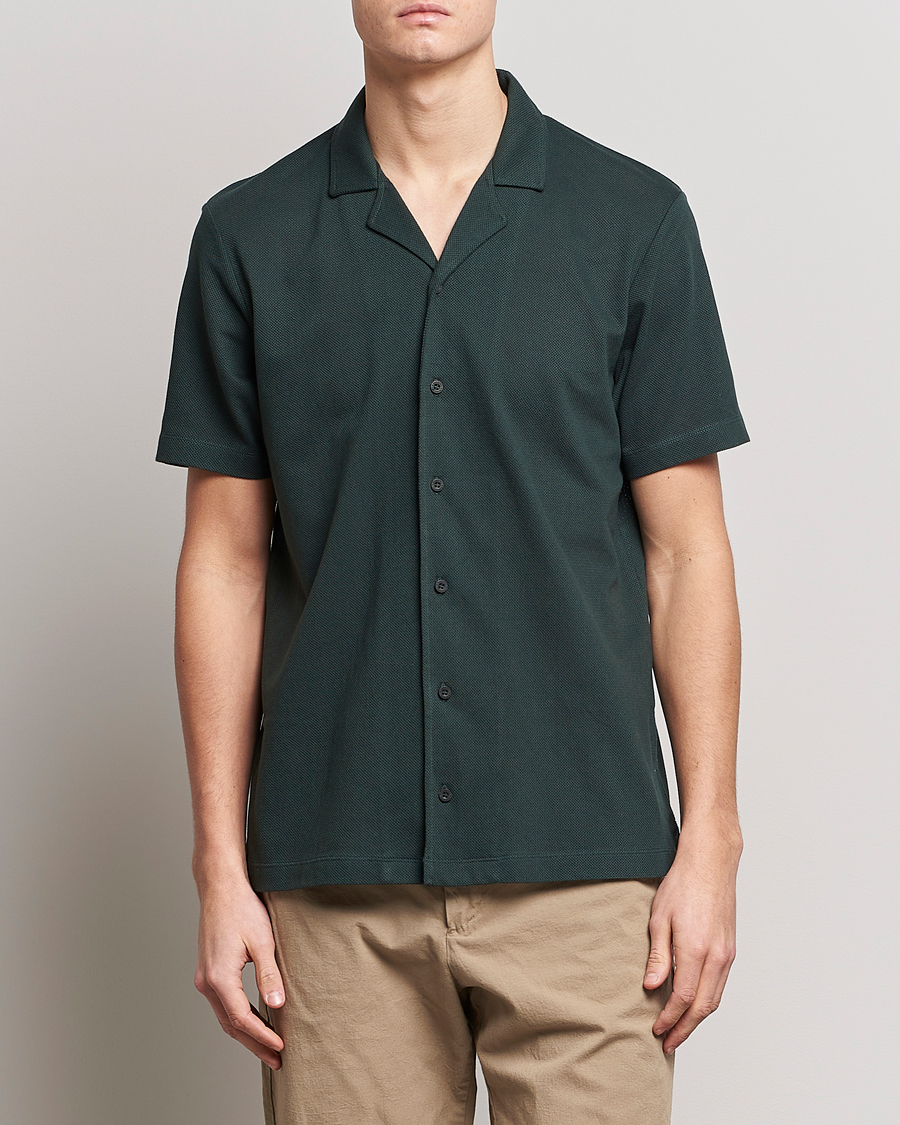Herren | Poloshirts | Sunspel | Riviera Resort Shirt Seaweed