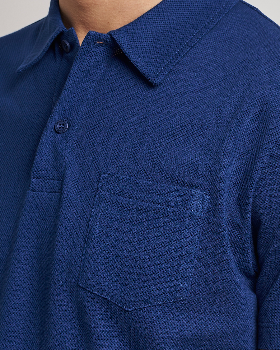 Herren | Poloshirts | Sunspel | Riviera Polo Shirt Space Blue