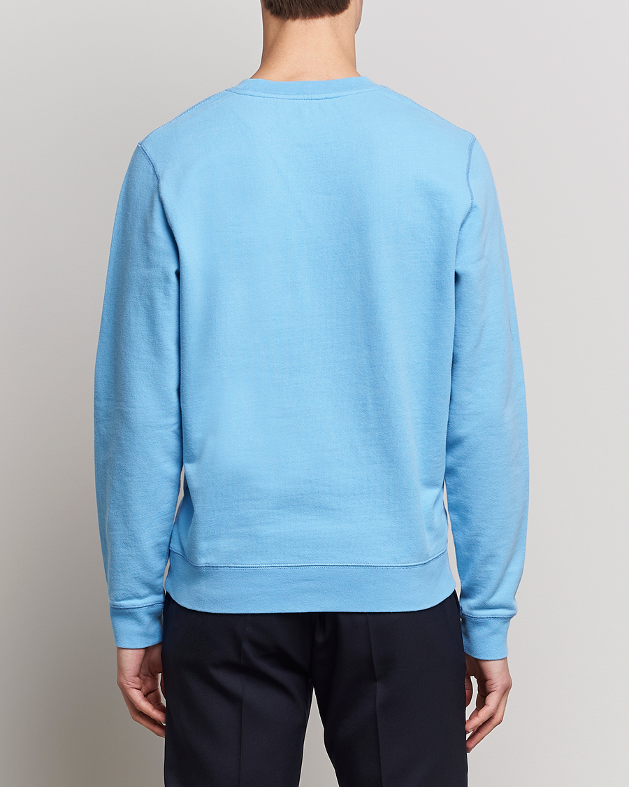 Herren | Pullover | Sunspel | Loopback Sweatshirt Ocean Blue