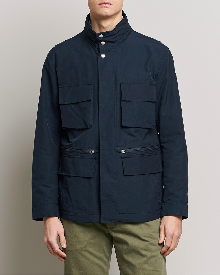 Herren |  | Woolrich | Cruiser Eco Field Jacket Melton Blue