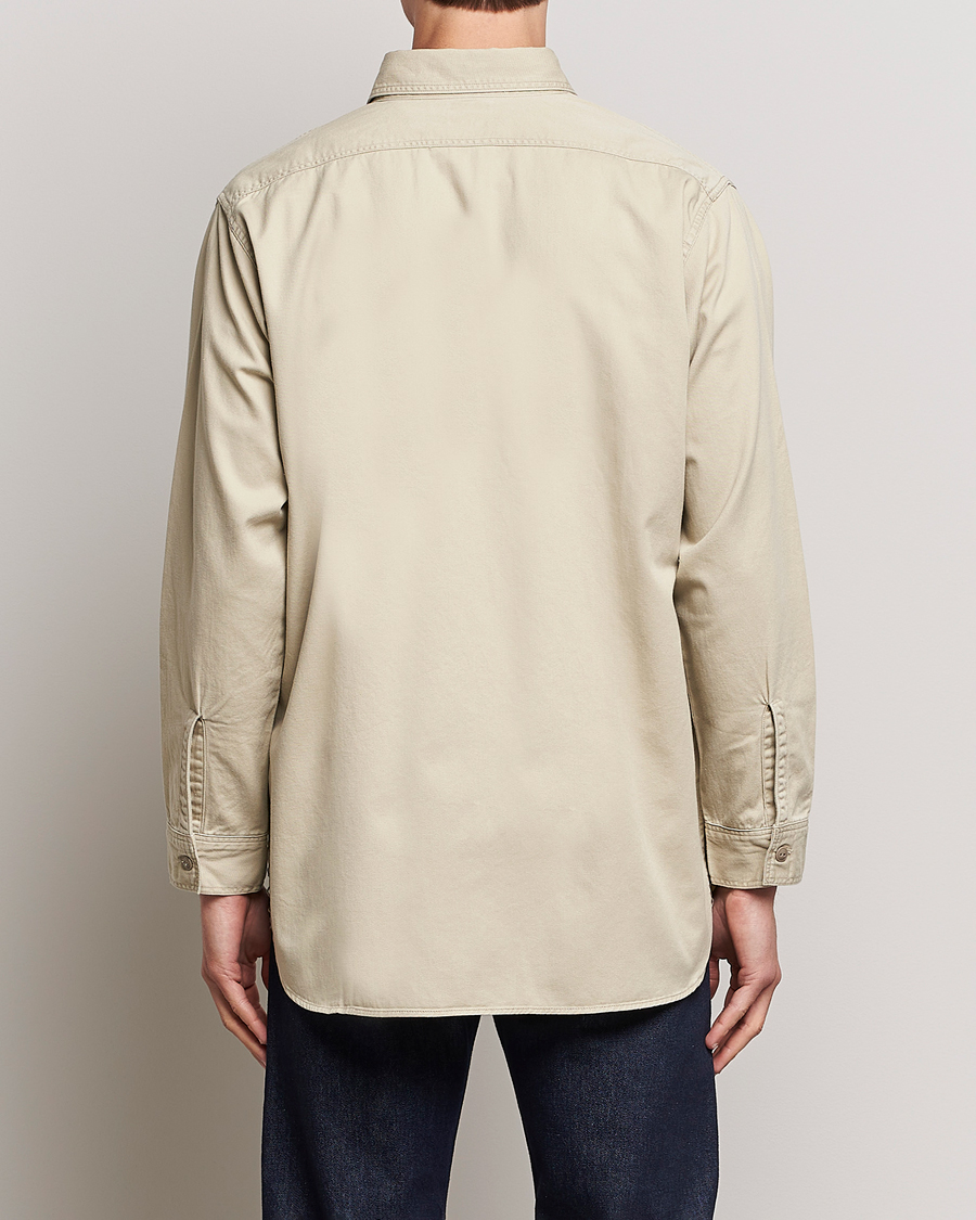 Herren | Hemden | orSlow | Double Pocket Utility Shirt Beige
