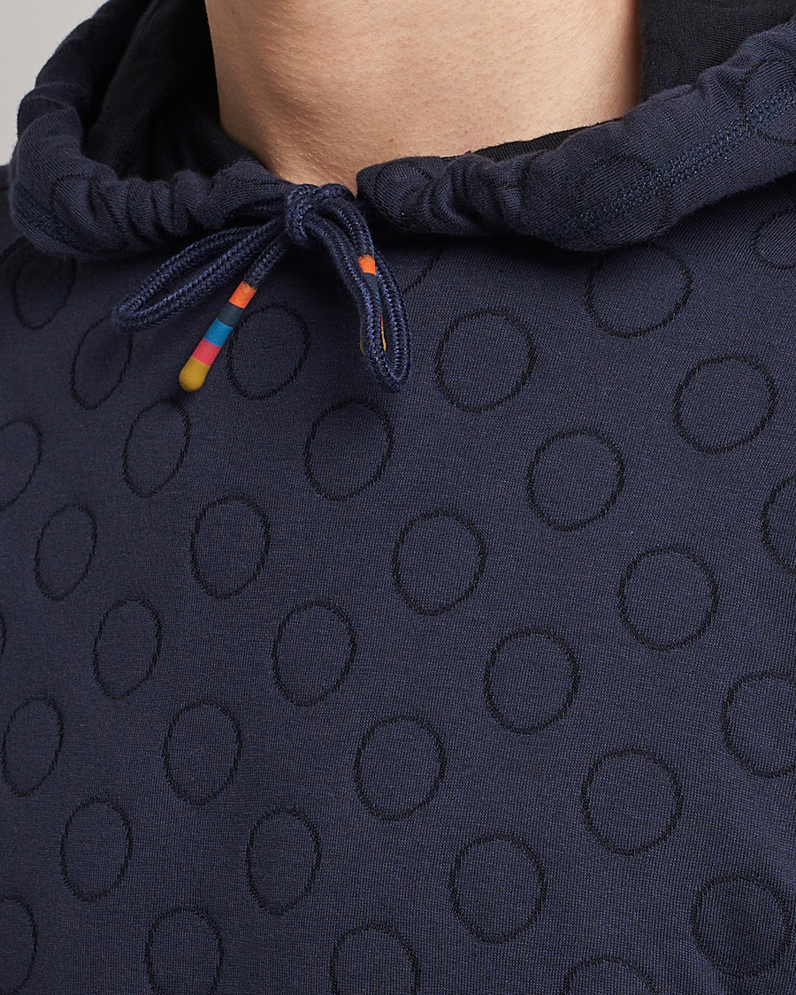 Herren | Pullover | Paul Smith | Jacquard Hoodie Navy