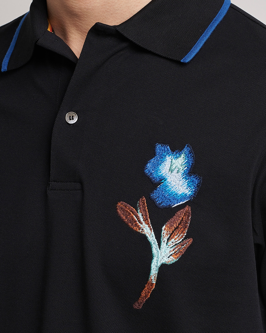 Herren | Poloshirts | Paul Smith | Floral Polo Black