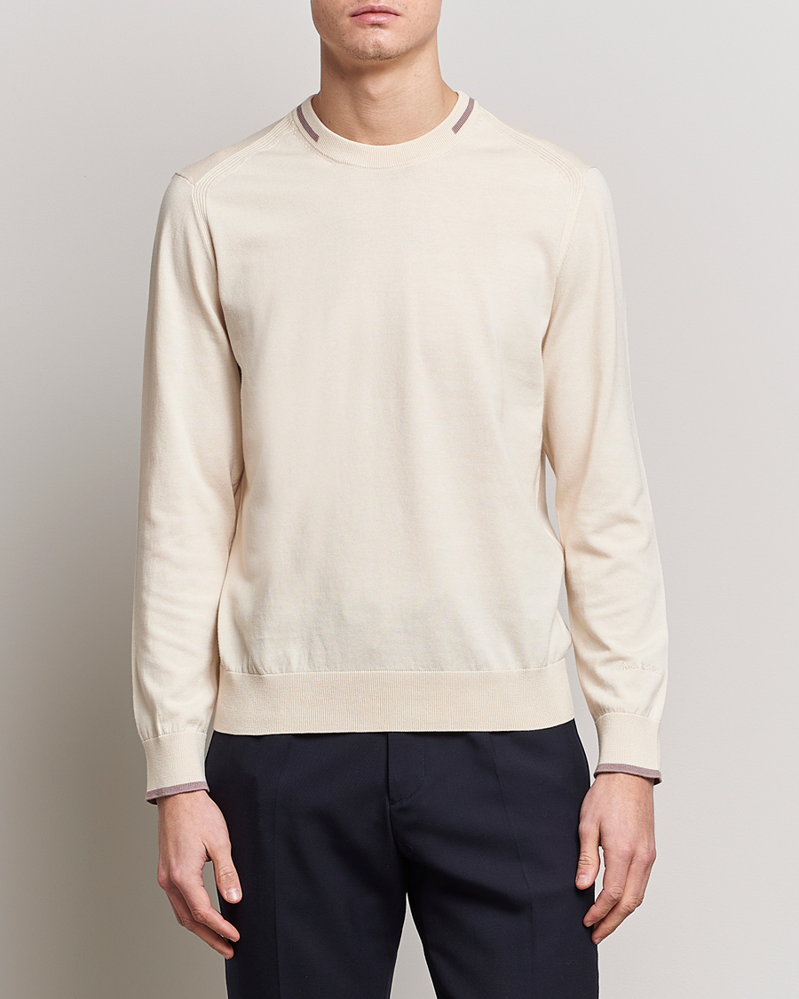 Herren |  | Paul Smith | Organic Cotton Knitted Sweater Off White