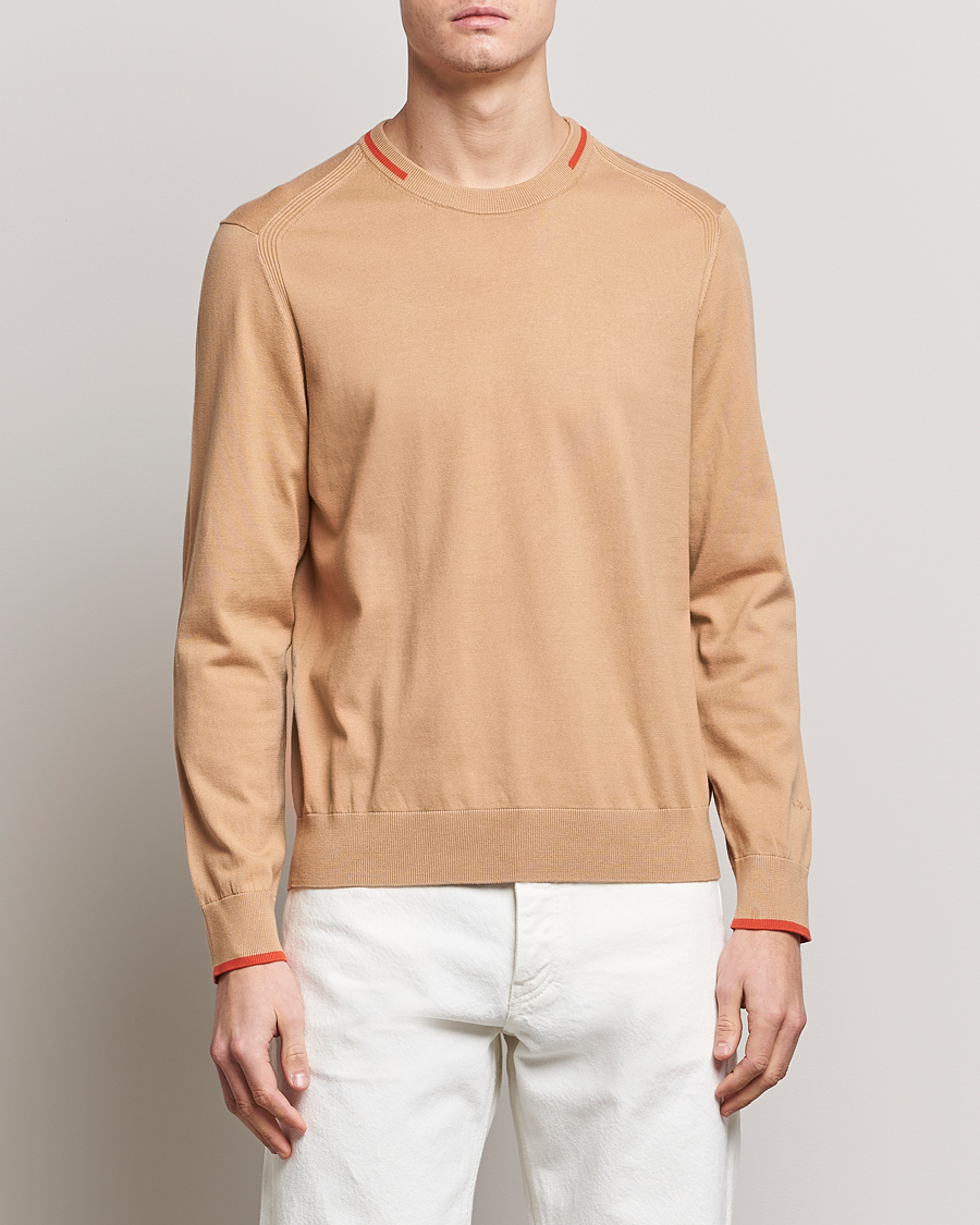 Herren |  | Paul Smith | Organic Cotton Knitted Sweater Light Beige
