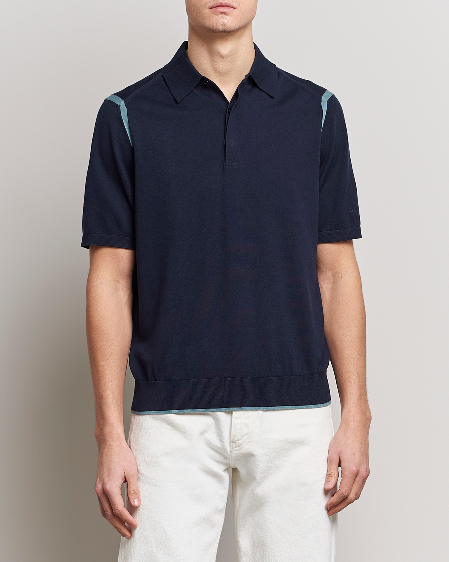 Herren |  | Paul Smith | Organic Cotton Polo Dark Navy