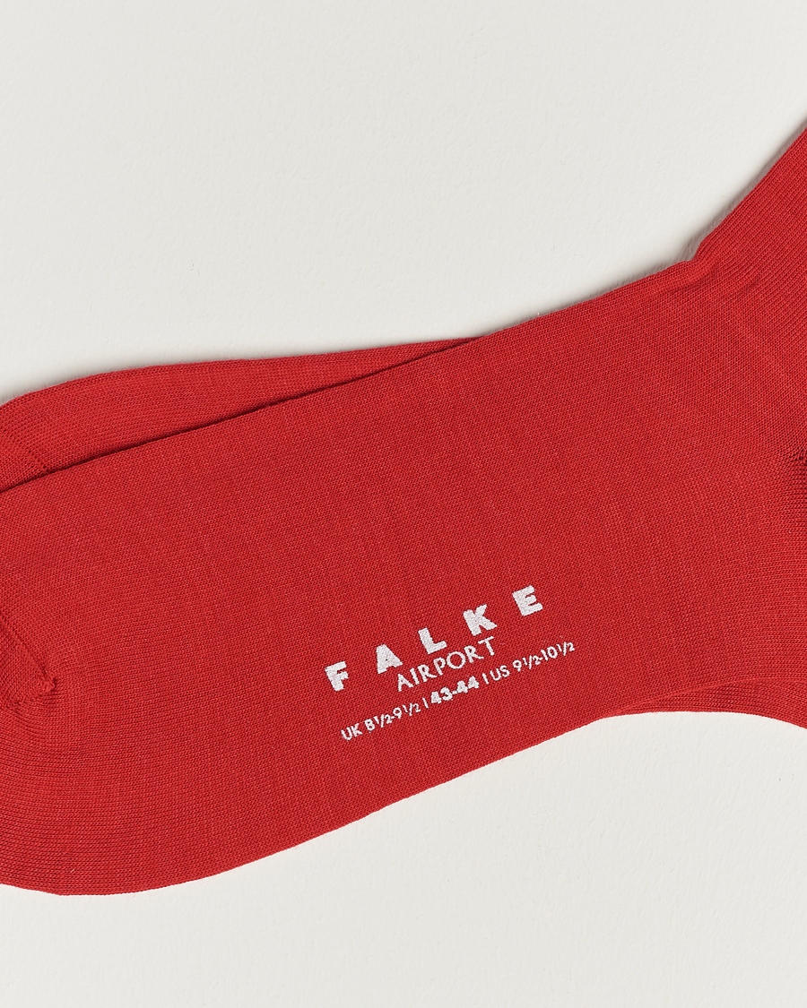 Herren | Unterwäsche | Falke | Airport Socks Scarlet