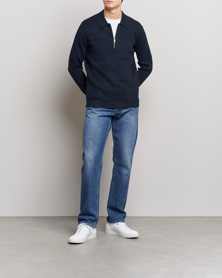 Herren | Pullover | Samsøe Samsøe | Samsøe & Samsøe Guna Half Zip Sweater Salute