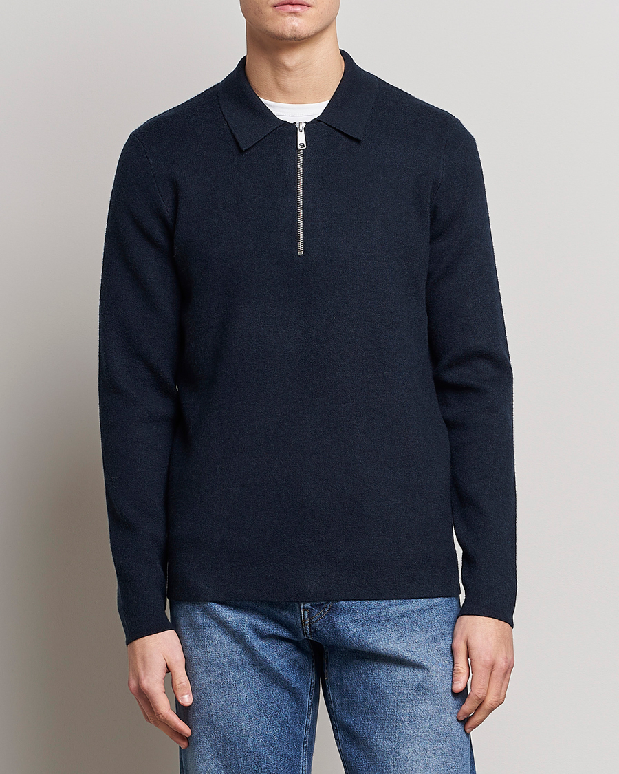 Herren | Pullover | Samsøe Samsøe | Samsøe & Samsøe Guna Half Zip Sweater Salute