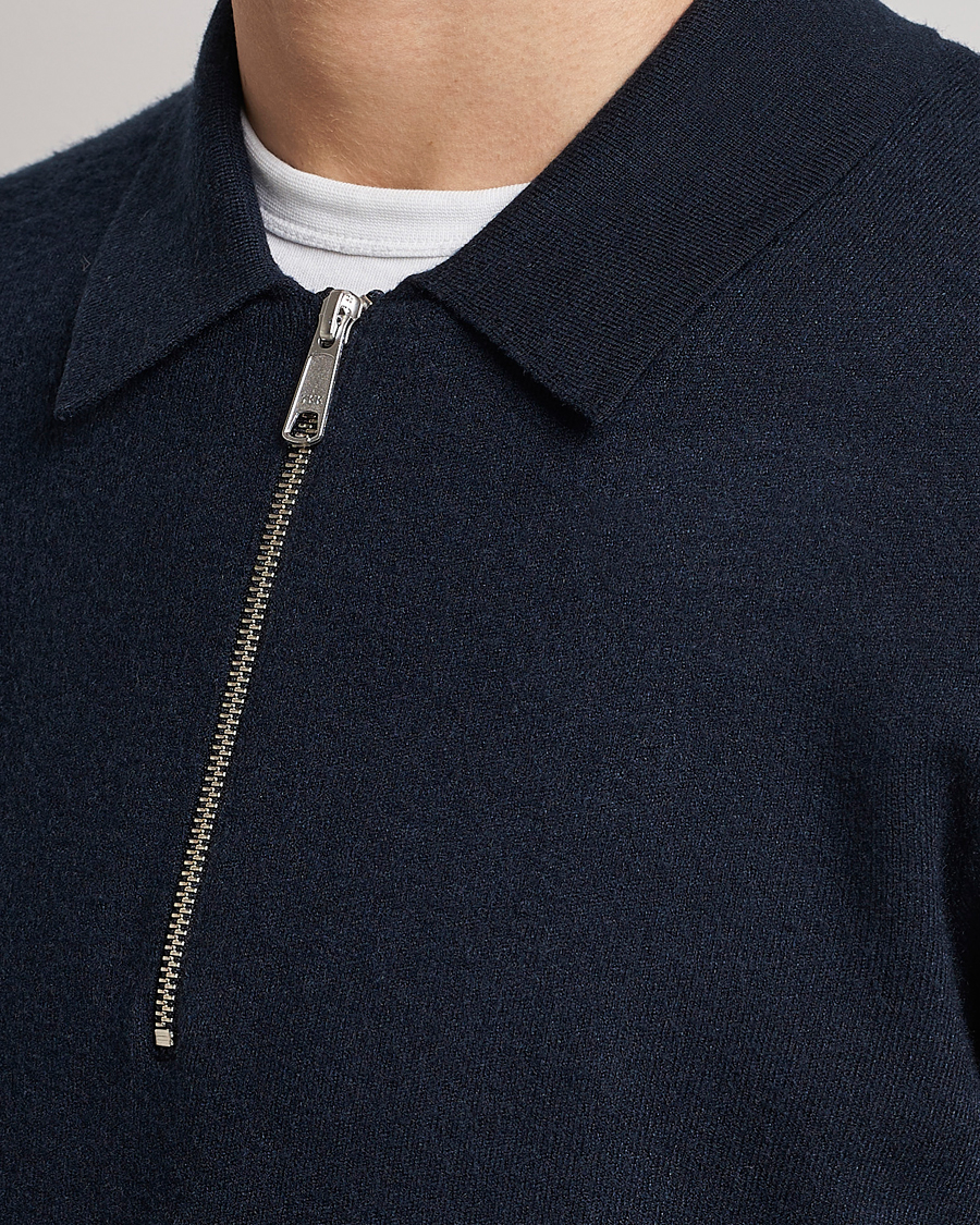 Herren | Pullover | Samsøe Samsøe | Samsøe & Samsøe Guna Half Zip Sweater Salute