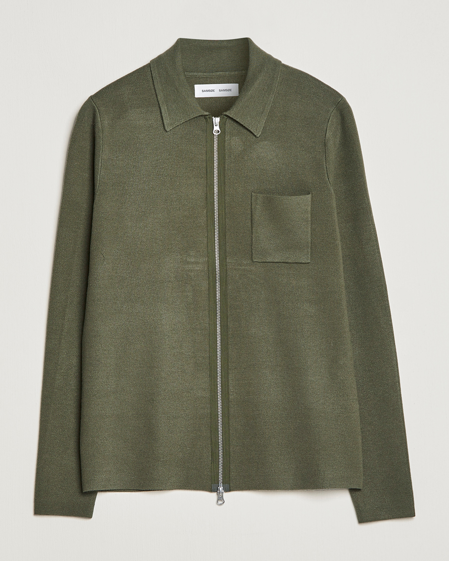 Herren | Pullover | Samsøe Samsøe | Samsøe & Samsøe Guna Full Zip Beetle
