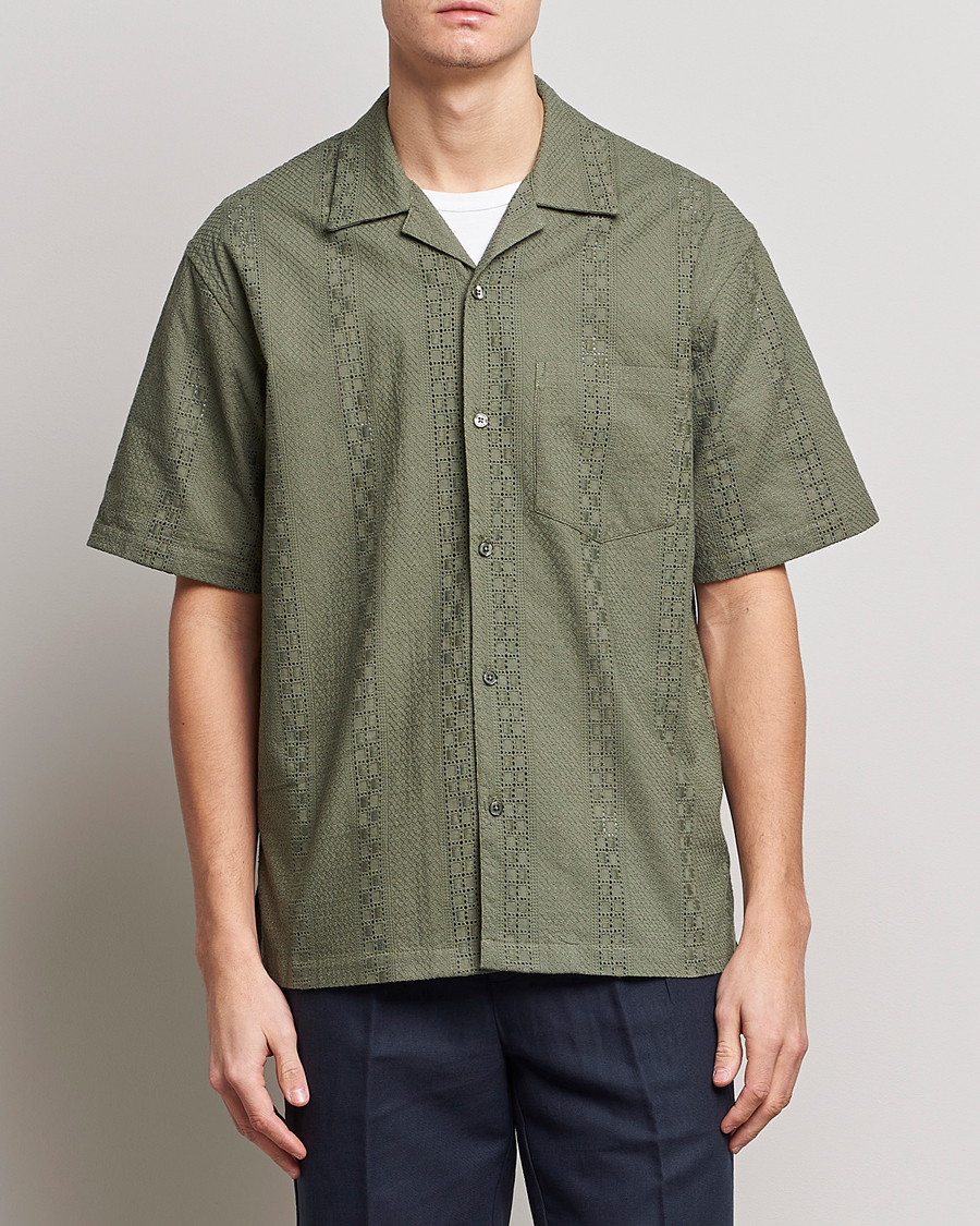 Herren | Hemden | Samsøe & Samsøe | Emerson Cotton Short Sleeve Shirt Beetle