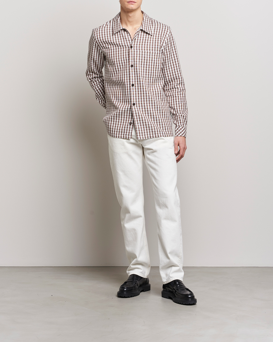Herren | Hemden | Samsøe Samsøe | Samsøe & Samsøe Taka Cotton Lyocell Overshirt Dark Earth