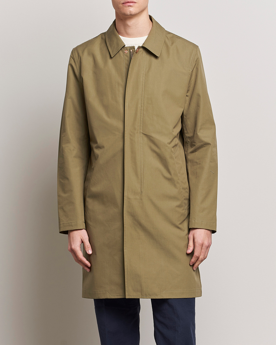Herren | Jacken | Private White V.C. | Unlined Cotton Ventile Mac Coat 3.0 Sage
