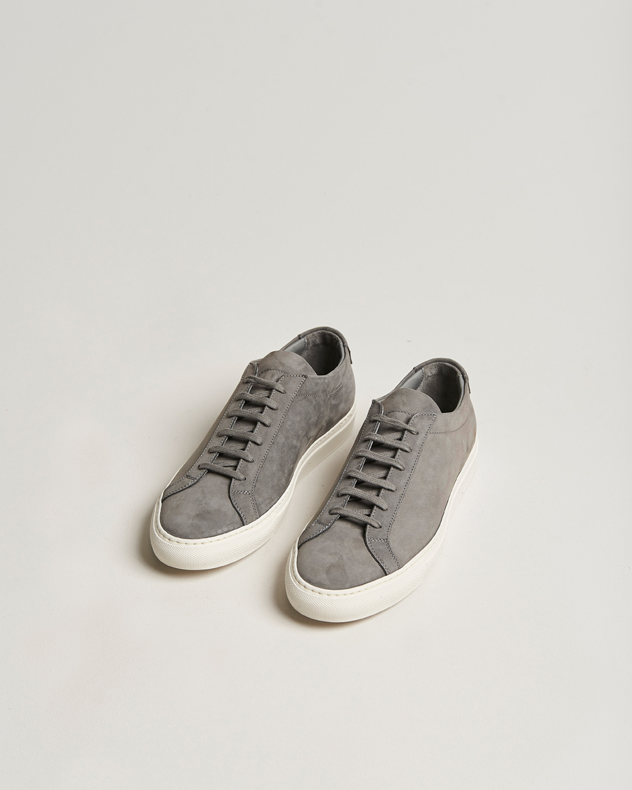 Herren | Common Projects | Common Projects | Original Achilles Nubuck Sneaker Warm Grey
