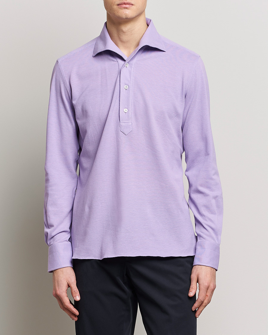 Herren | Hemden | 100Hands | Signature One Piece Jersey Polo Light Purple