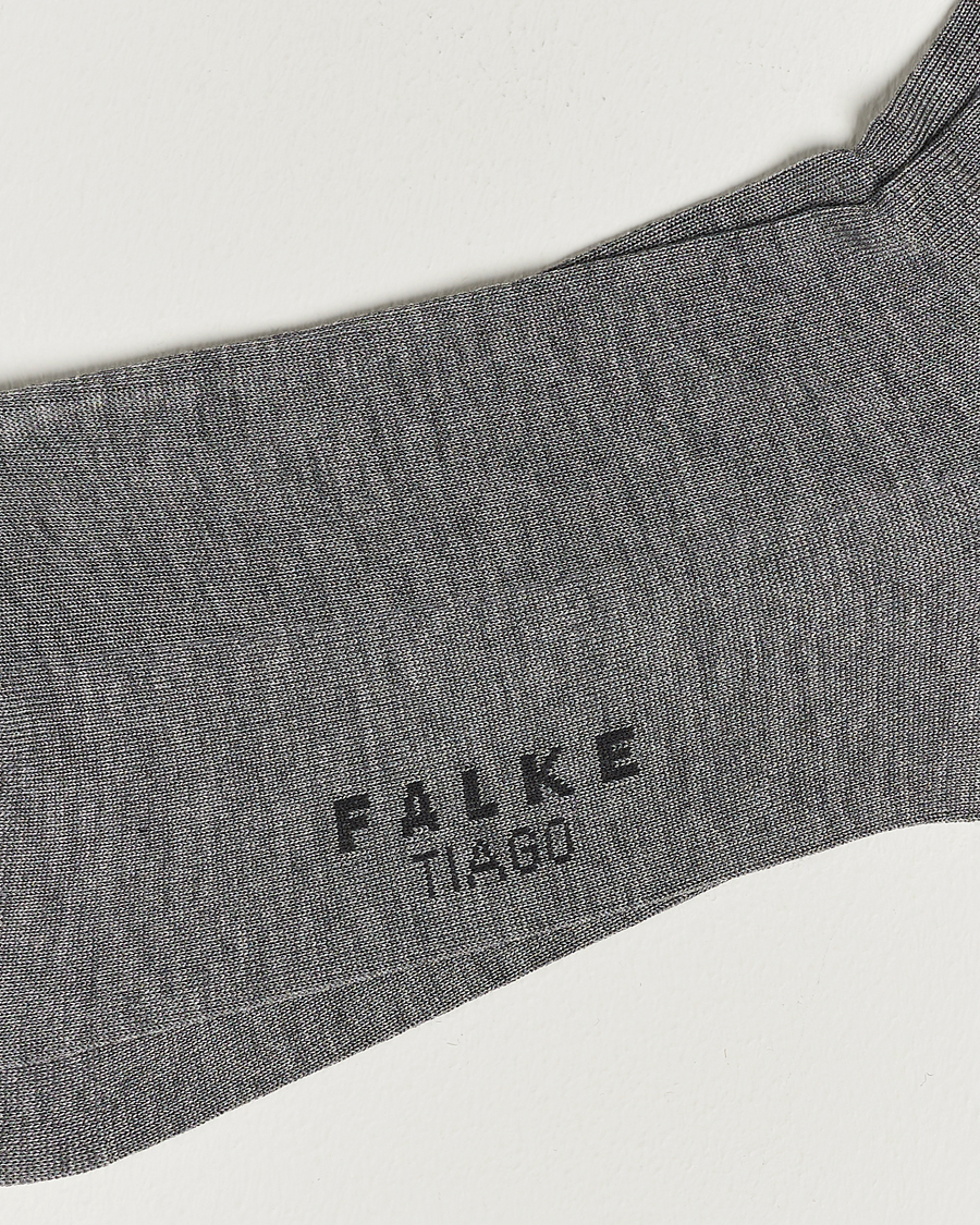 Herre | Undertøj | Falke | Tiago Socks Light Grey Melange