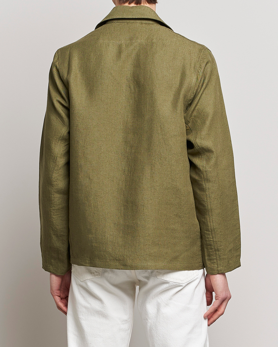 Herren | Hemden | Peregrine | Grange Linen Shacket Khaki
