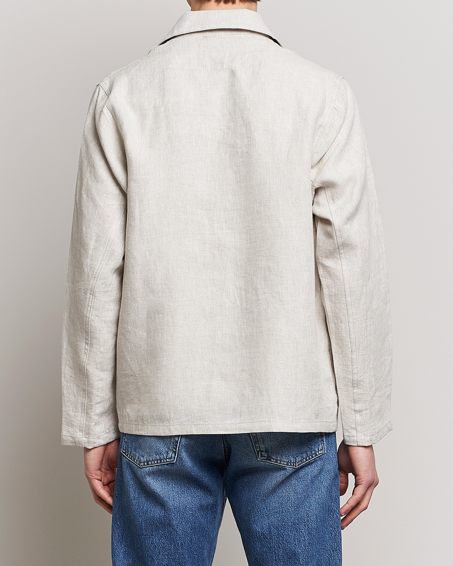 Herren | Hemden | Peregrine | Grange Linen Shacket Stone