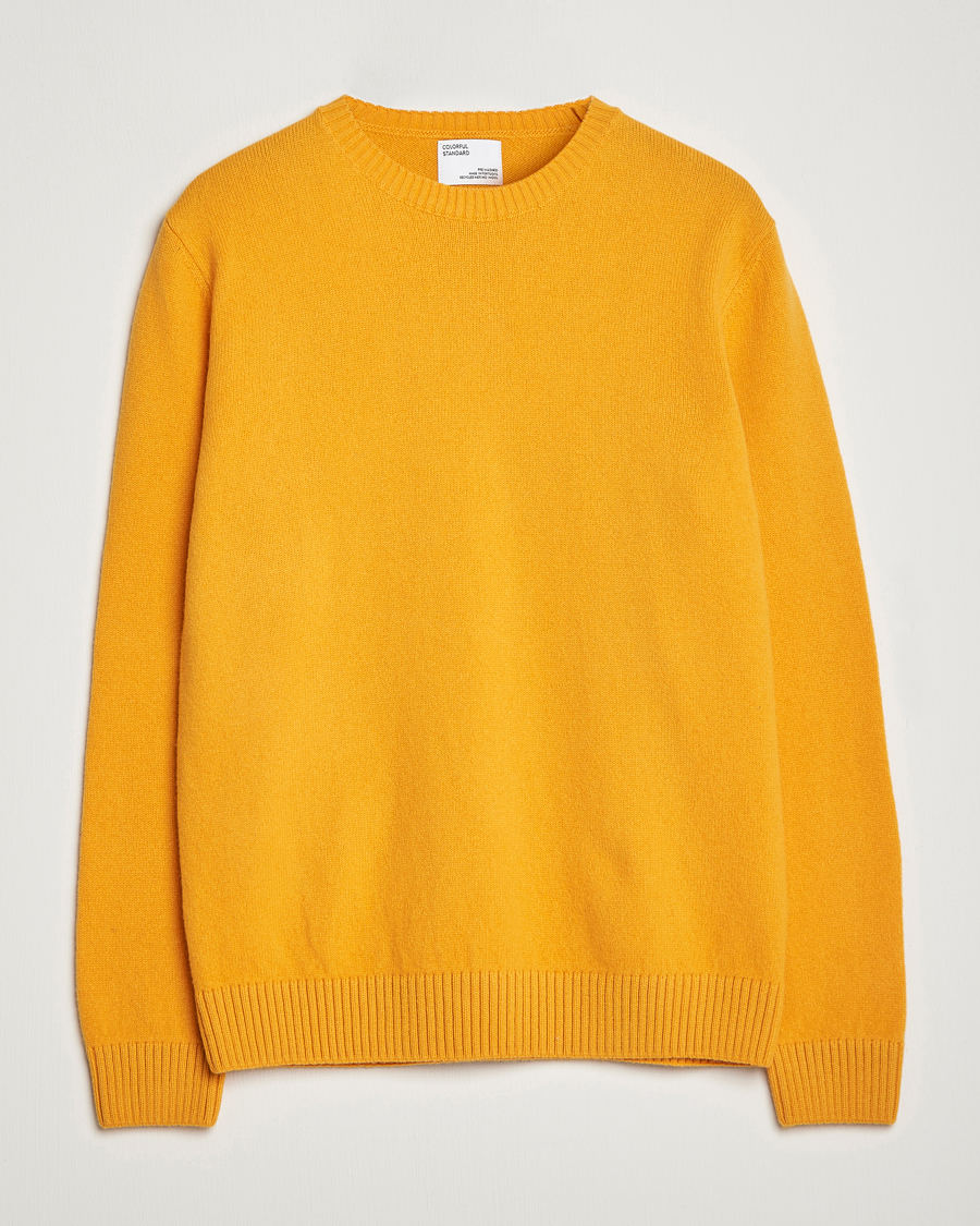 Herren |  | Colorful Standard | Classic Merino Wool Crew Neck Burned Yellow