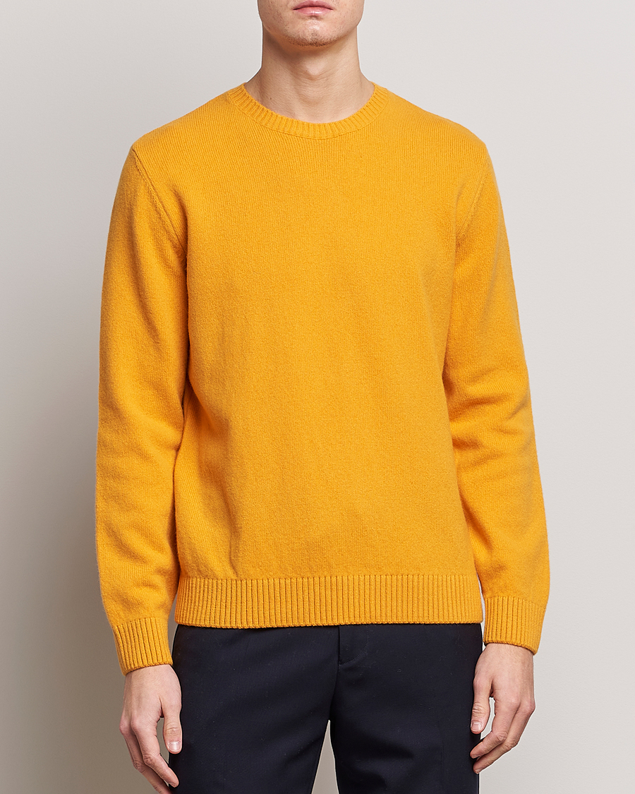 Herren | Pullover | Colorful Standard | Classic Merino Wool Crew Neck Burned Yellow