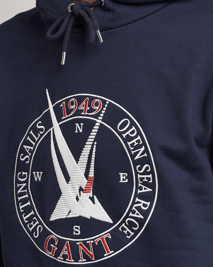 Herren | Pullover | GANT | Sailing Hoodie Evening Blue