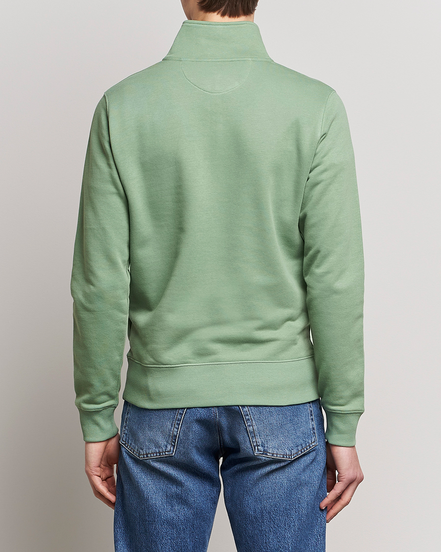 Herren | Pullover | GANT | Original Shield Logo Half-Zip Kalamata Green