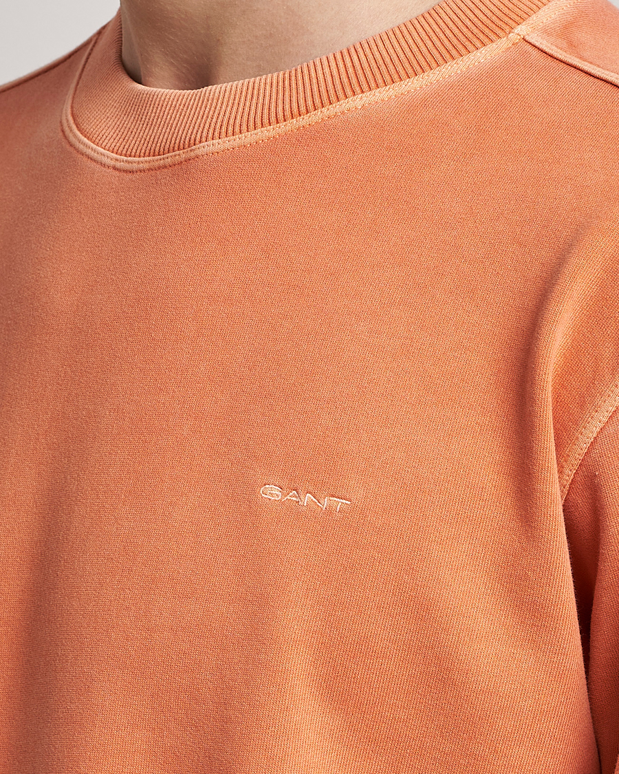 Herren | Pullover | GANT | Sunbleached Crew Neck Sweatshirt Orange