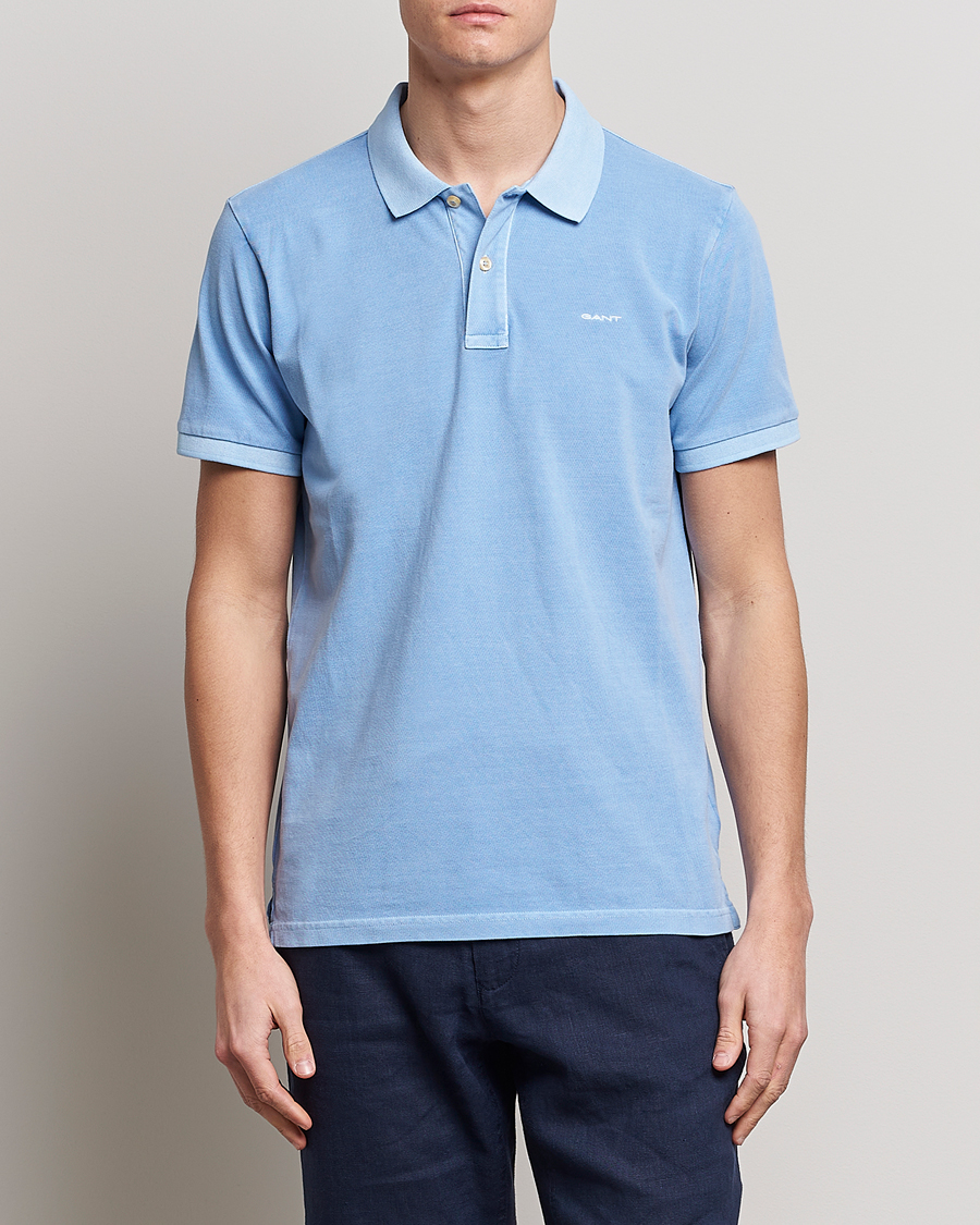 Herren | Poloshirts | GANT | Sunbleached Polo Gentle Blue