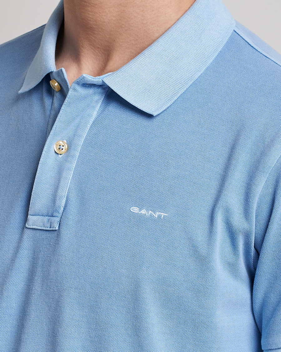 Herren | Poloshirts | GANT | Sunbleached Polo Gentle Blue