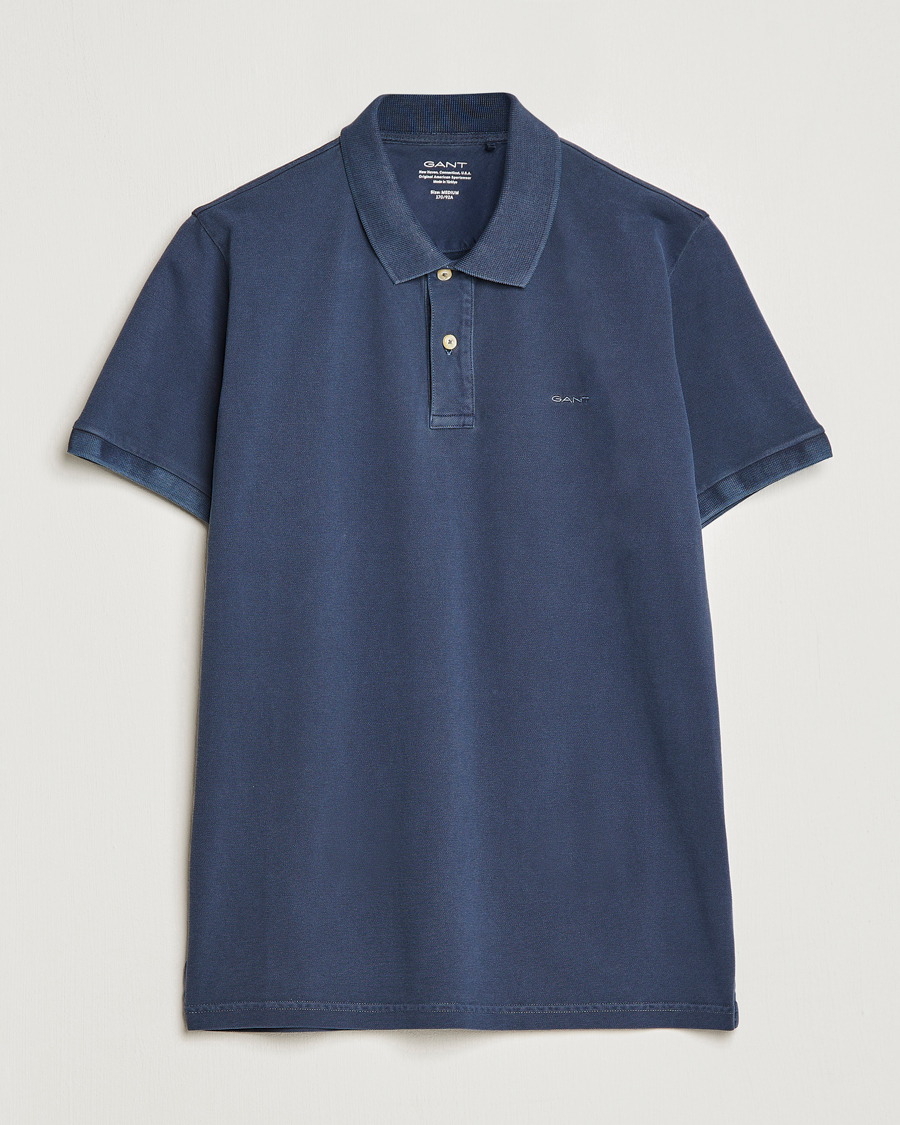 Herren | Poloshirts | GANT | Sunbleached Polo Evening Blue