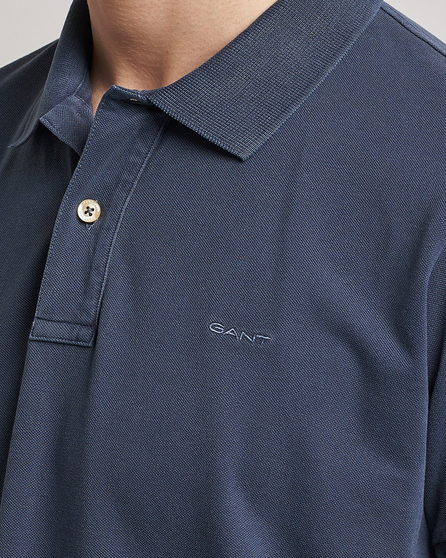 Herren | Poloshirts | GANT | Sunbleached Polo Evening Blue