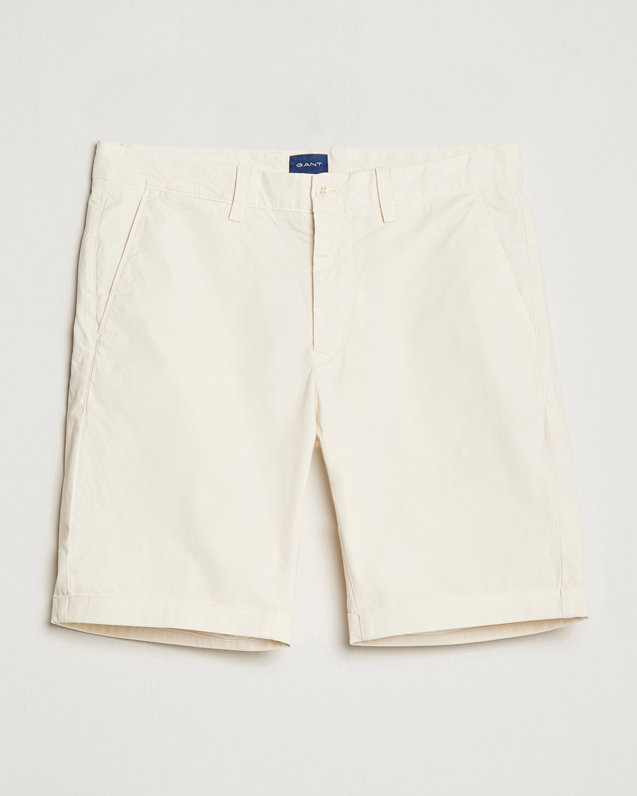 Herren | Shorts | GANT | Regular Sunbleached Shorts Cream