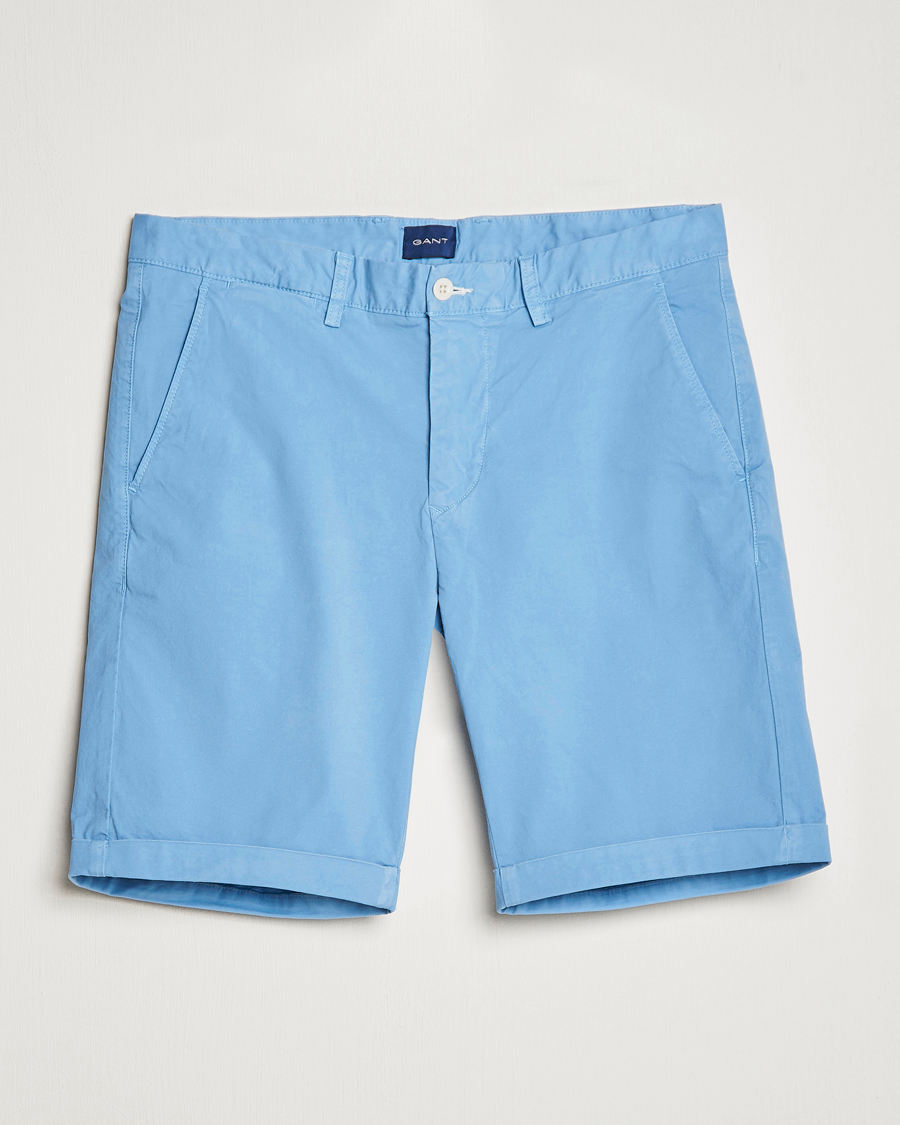 Herren | Shorts | GANT | Regular Sunbleached Shorts Gentle Blue