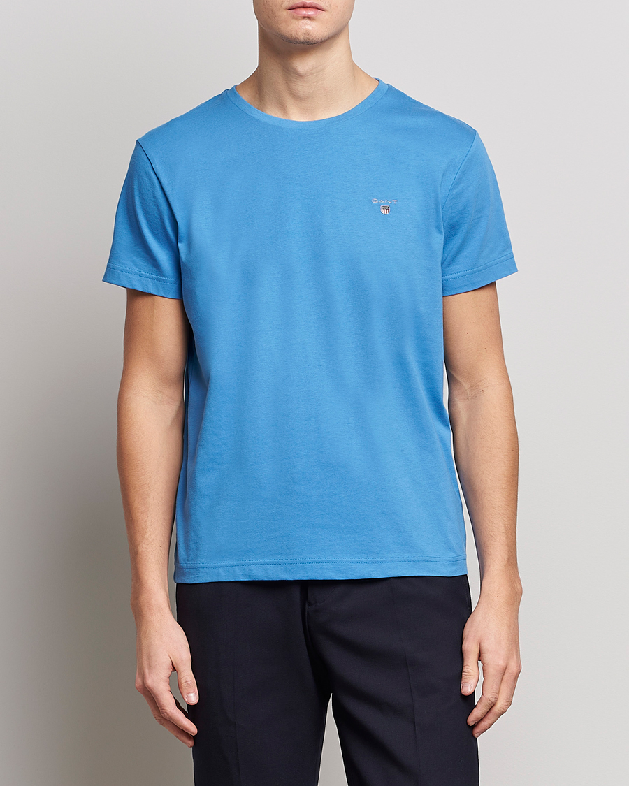 Herren | T-Shirts | GANT | The Original T-Shirt Day Blue