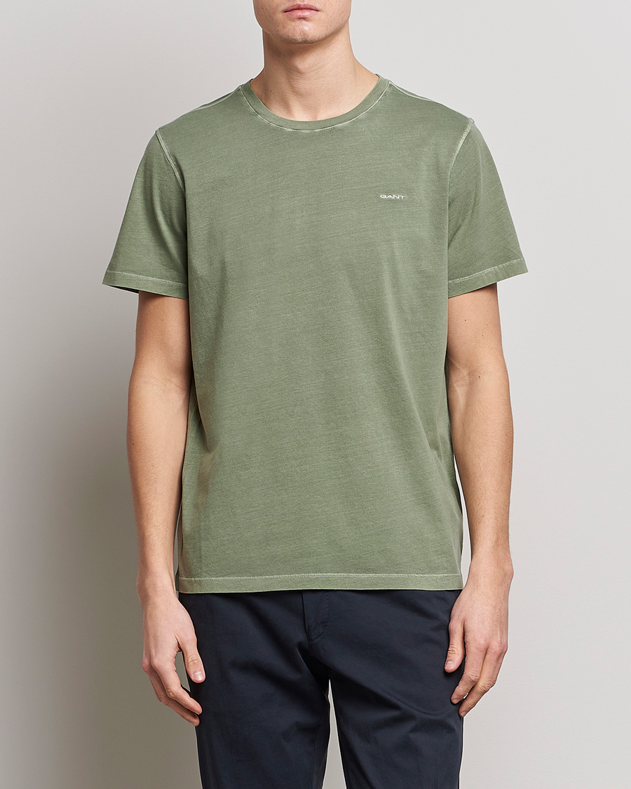 Herren | GANT | GANT | Sunbleached T-Shirt Kalamata Green