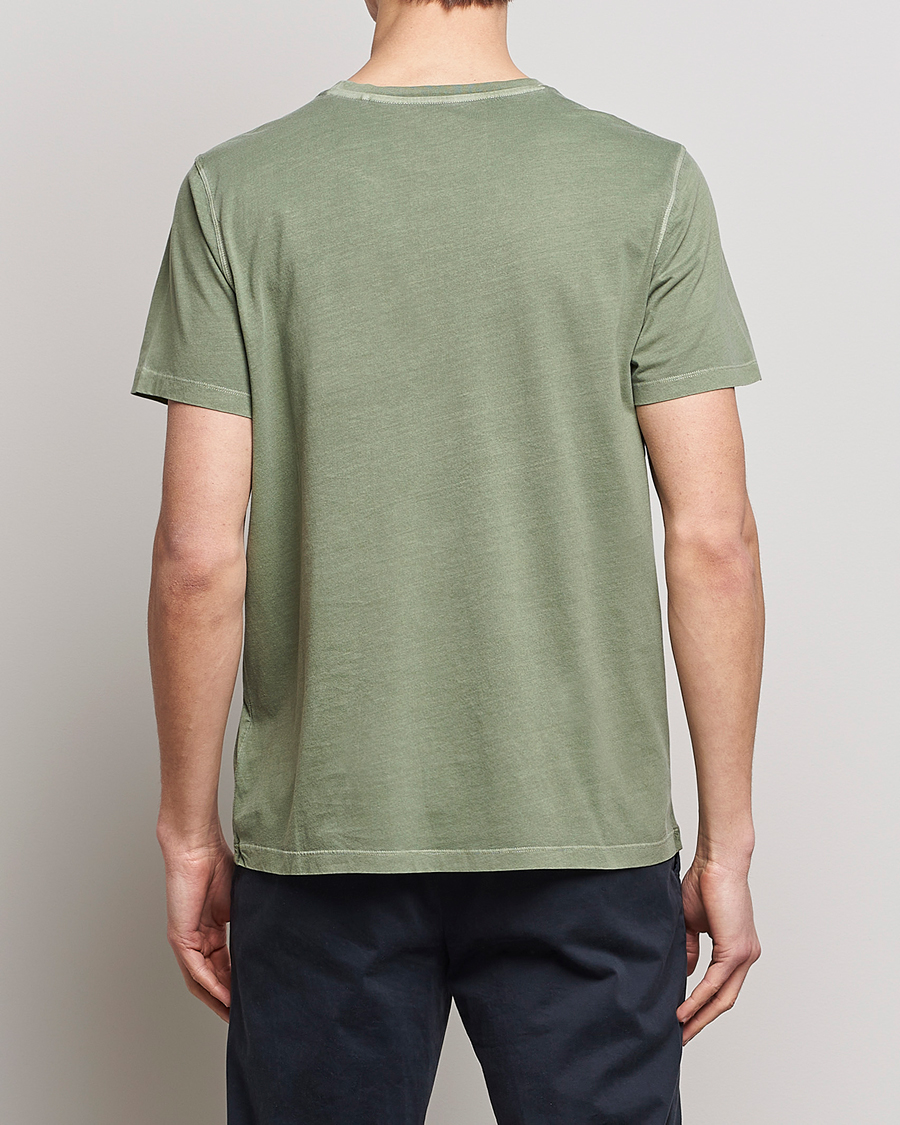 Herren | T-Shirts | GANT | Sunbleached T-Shirt Kalamata Green