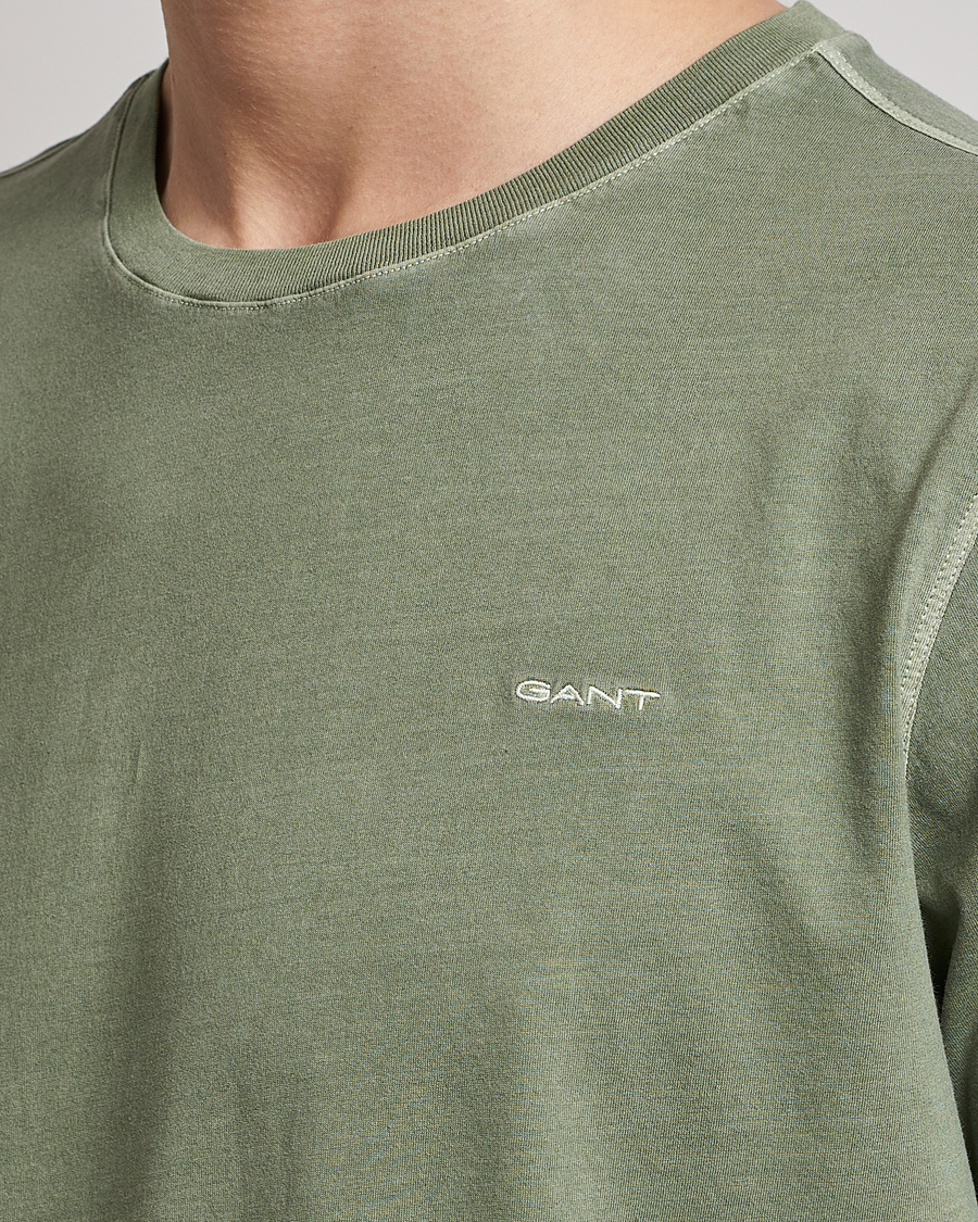 Herren | T-Shirts | GANT | Sunbleached T-Shirt Kalamata Green