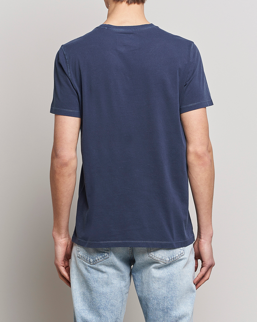 Herren | T-Shirts | GANT | Sunbleached T-Shirt Evening Blue