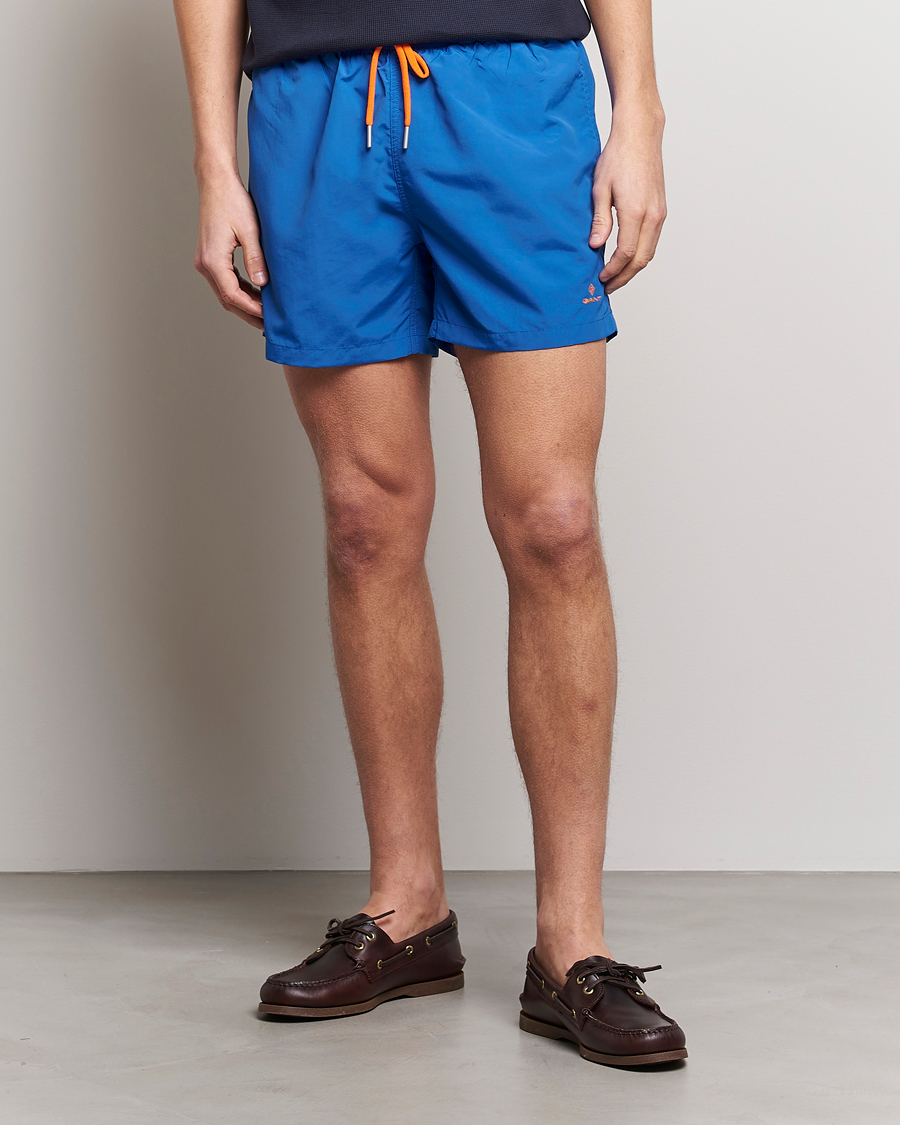 Herren | Badehosen | Gant | Basic Swimshorts Nautical Blue