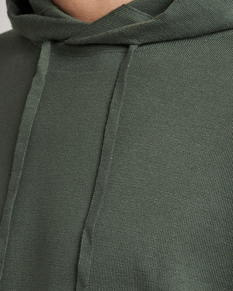 Herren | Pullover | John Smedley | Sundown Sea Island Hoodie Palm Green