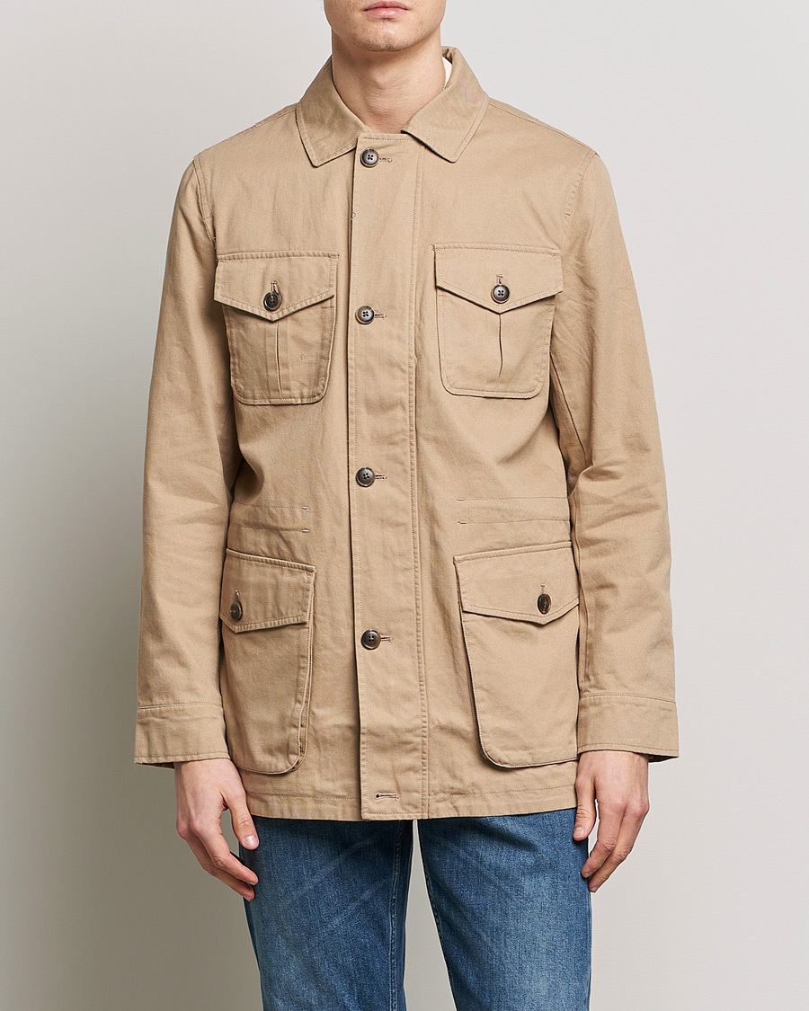 Herren | Morris Jacken | Morris | Amira Cotton Sand Field Jacket Beige